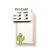 Pet Care,  FED or Med | Walked, AM and PM, Reminder or Tracker (Magnets or Adhesives)