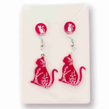 laser-engraved-cat-earrings-set-of-2-pairs,-stud-and-dangle-cat-earrings-in-various-colors;-unique-cat-earrings-uniquelykool-jewelry-cat-hoop-earrings-love_cat-stud-earrings-7