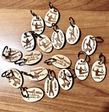 Custom Set of 6 Engraved Male Gymnastics Pins (Personalized)