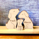 Personalized Dog Family of 3