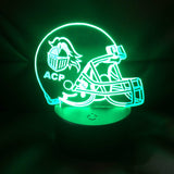 ACP Logo Helmet LED Lamp Green