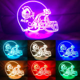 ACP Logo on LED Night Lamp in Multi colors