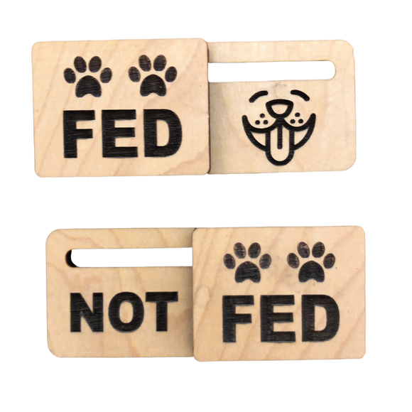 Fed Not Fed Dog Face EZSlide