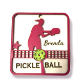 Personalized Pickleball player ornament - Female or Male