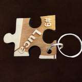Sports ball puzzle piece