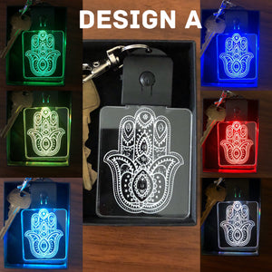 HAMSA LED keychain Design A