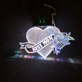 Best Mom Mother's Day LED keychain - Display in Multi colors