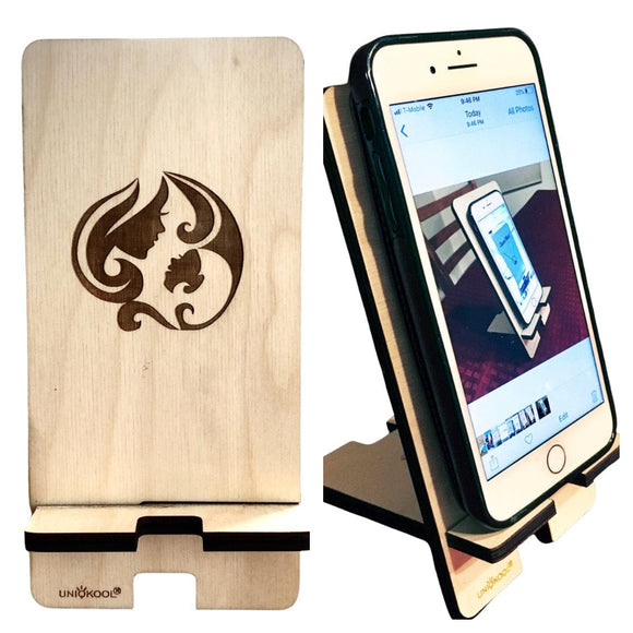 Portable Phone Stand;  Phone Stand, Mom and child personalized phone stand