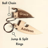 volleyball puzzle keychains