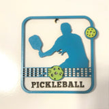 Personalized Pickleball player ornament - Female or Male